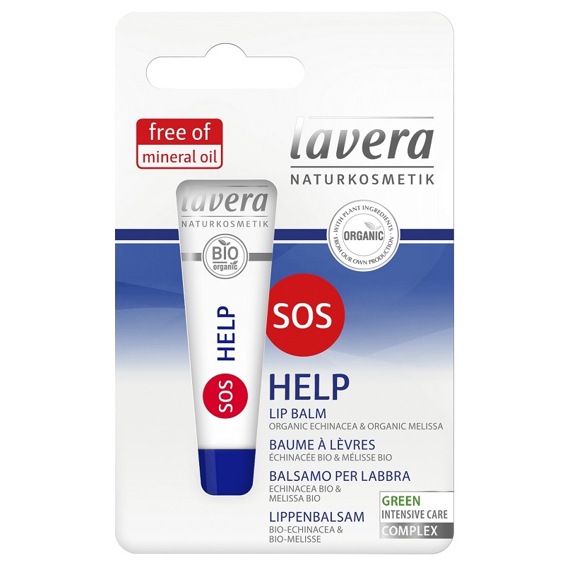 Balsam de buze SOS Help, 8 ml, Lavera