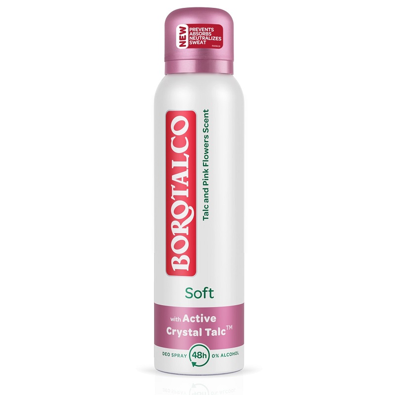 Deodorant spray Soft, 150 ml, Borotalco