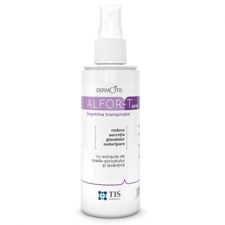 Alfor-T spray impotriva transpiratiei excesive a picioarelor, 110 ml - Tis Farmaceutic