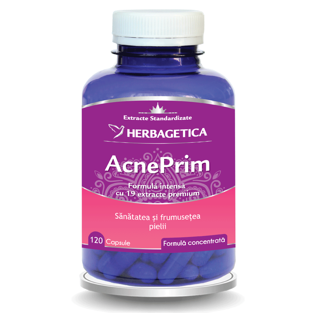 AcnePrim, 120 capsule, Herbagetica