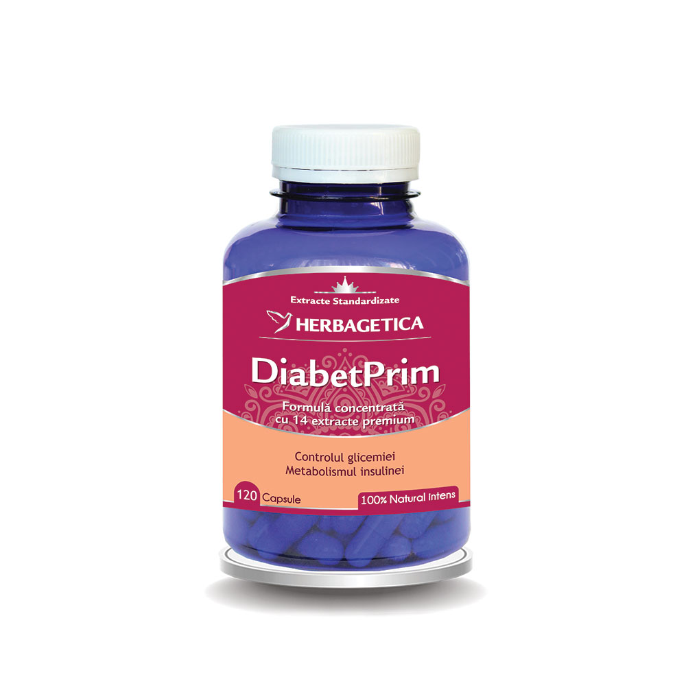Diabetprim, 120 capsule, Herbagetica