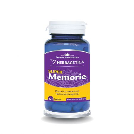 Super Memorie, 60 capsule - Herbagetica