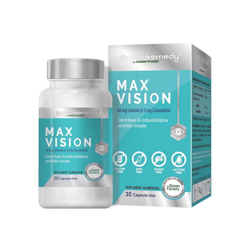 Max Vision Good Remedy, 30 capsule, Cosmopharm
