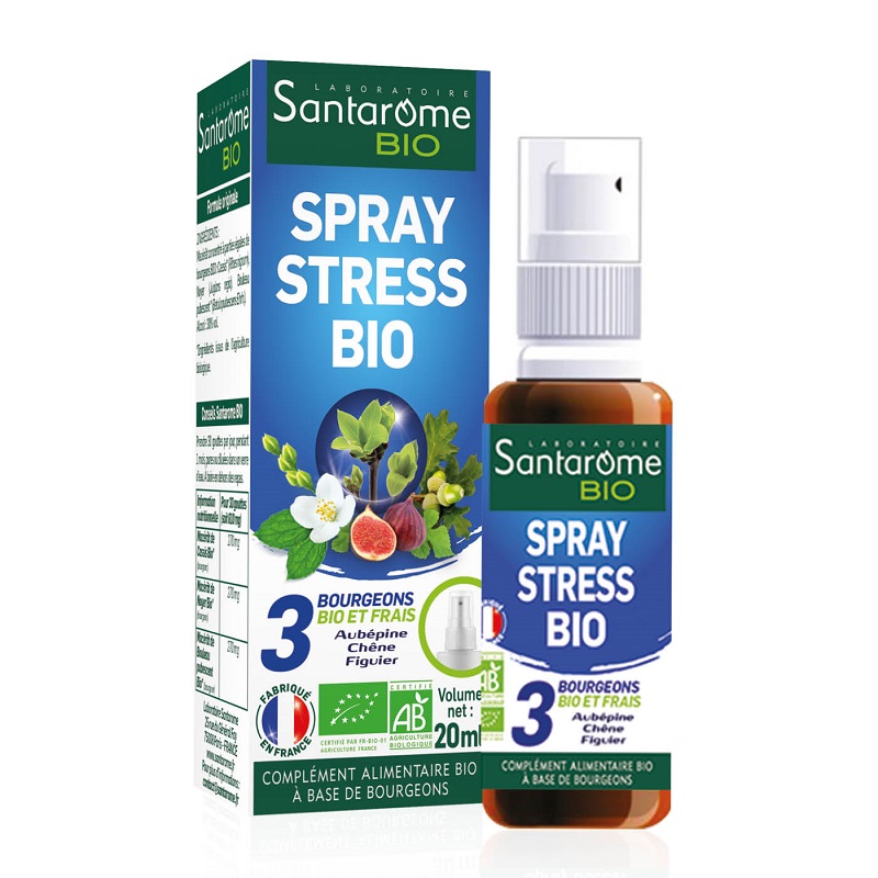 Spray Gemmo Eco Stress, 20 ml, Santarome