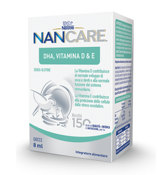 Dha, Vitamina D SI E Nancare, 8 ml, Nestle