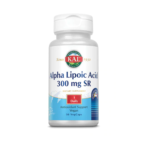 Alpha Lipoic Acid Kal, 300 mg SR, 30 capsule vegetale, Secom