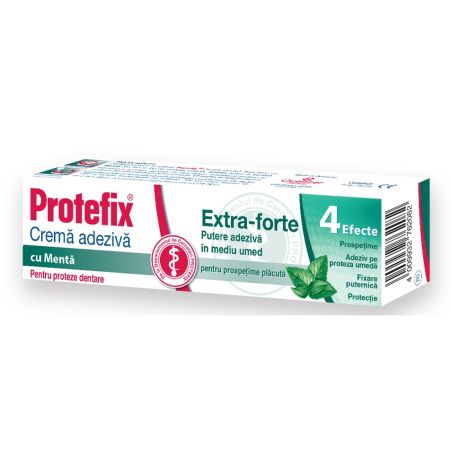 Protefix Extra Forte crema adeziva cu Menta, 40 ml, Queisser Pharma