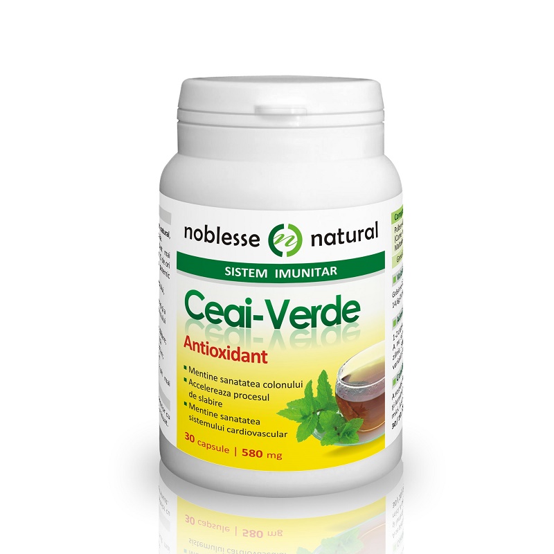 Ceai Verde, 30 capsule, Noblesse