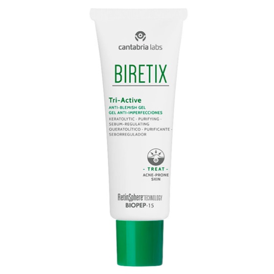 Gel anti-imperfectiuni pentru piele cu tendinta acneica Tri-Active Biretix, 50 ml, Cantabria Labs