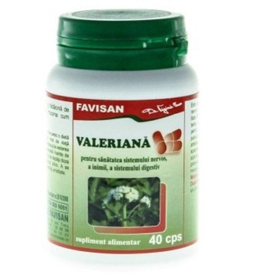 Valeriana, 40 capsule, Favisan