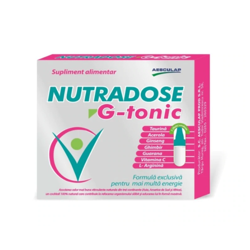 Nutradose G-tonic, 7 fiole, Aesculap