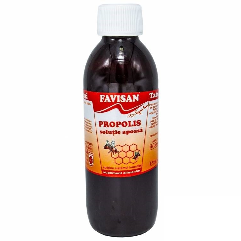 Propolis solutie apoasa, 250 ml, Favisan