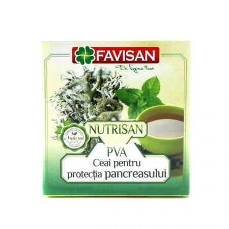 Ceai pentru pancreas Nutrisan PVA, 50 g - Favisan