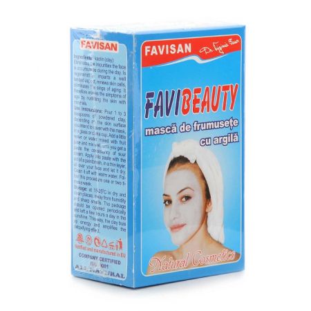 Masca cu argila Favibeauty, 100 g - Favisan