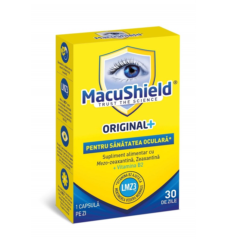 Macu Shield, Original +, 30 capsule, Macu Vision