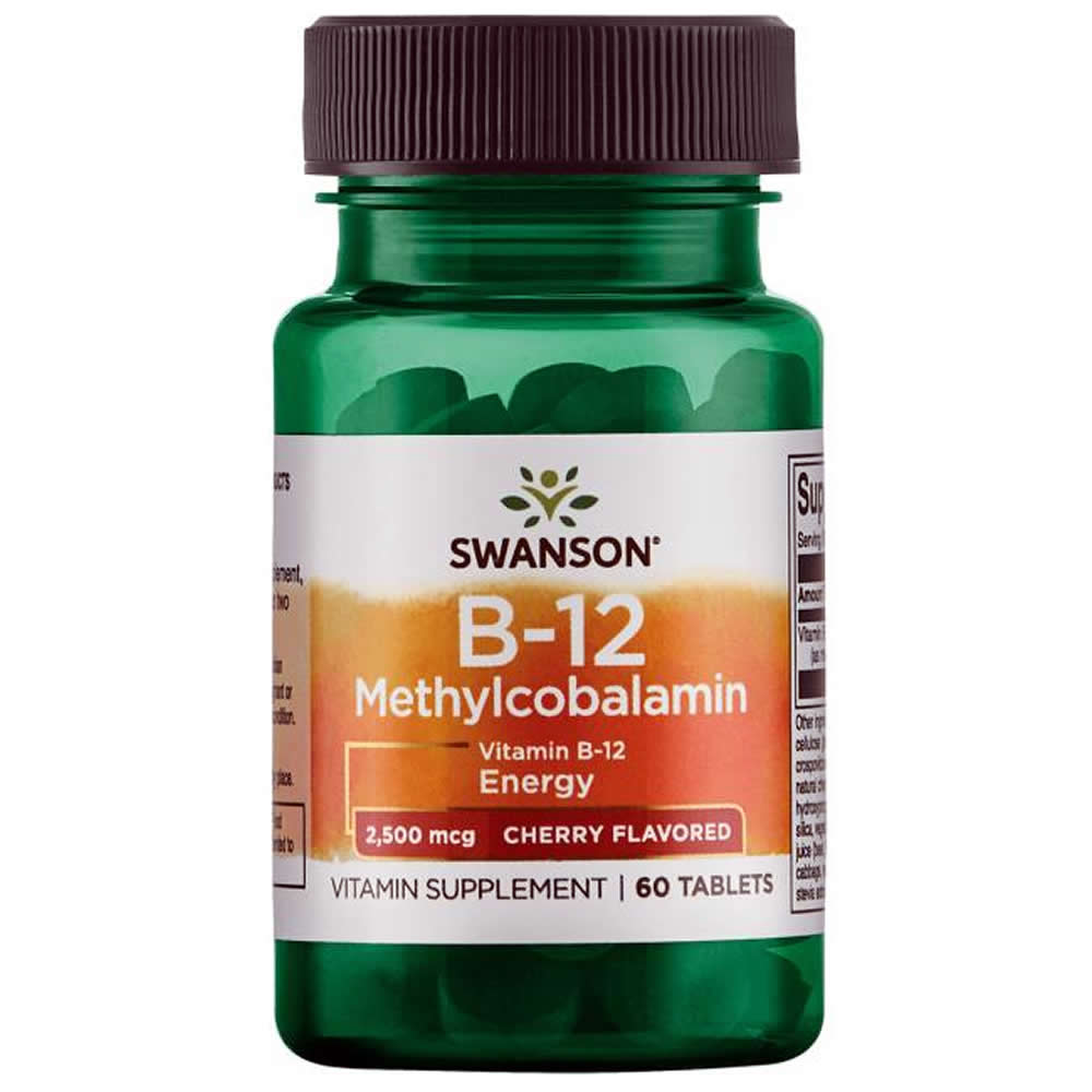 Vitamina B12, 2500 mcg, 60 tablete, Swanson Health USA