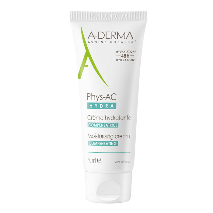 Crema hidratanta pentru ten cu tendinta acneica Phys-AC Hydra, 40 ml, A-Derma