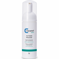 Spuma de curatare pentru acnee si piele grasa, 150 ml, Ceramol