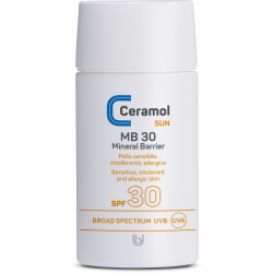 Crema minerala pentru protectie solara cu SPF30, 50 ml, Ceramol