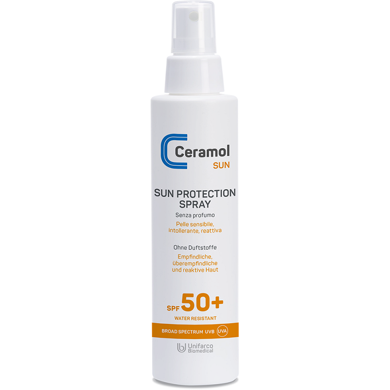 Spray pentru protectie solara cu SPF50+, 150 ml, Ceramol