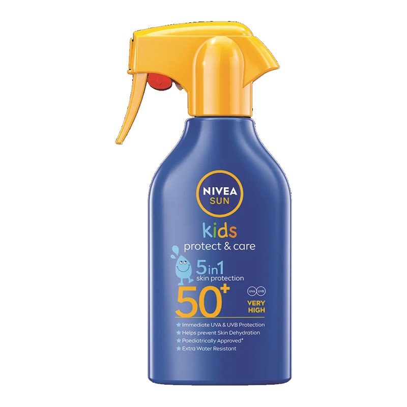 Spray pentru copii cu SPF50+ Protect & Care, 270 ml, Nivea Sun