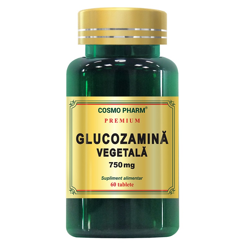 Premium Glucozamina Vegetala 750 mg, 60 tablete, Cosmopharm