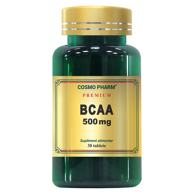 Premium BCAA 500mg, 30 tablete, Cosmopharm