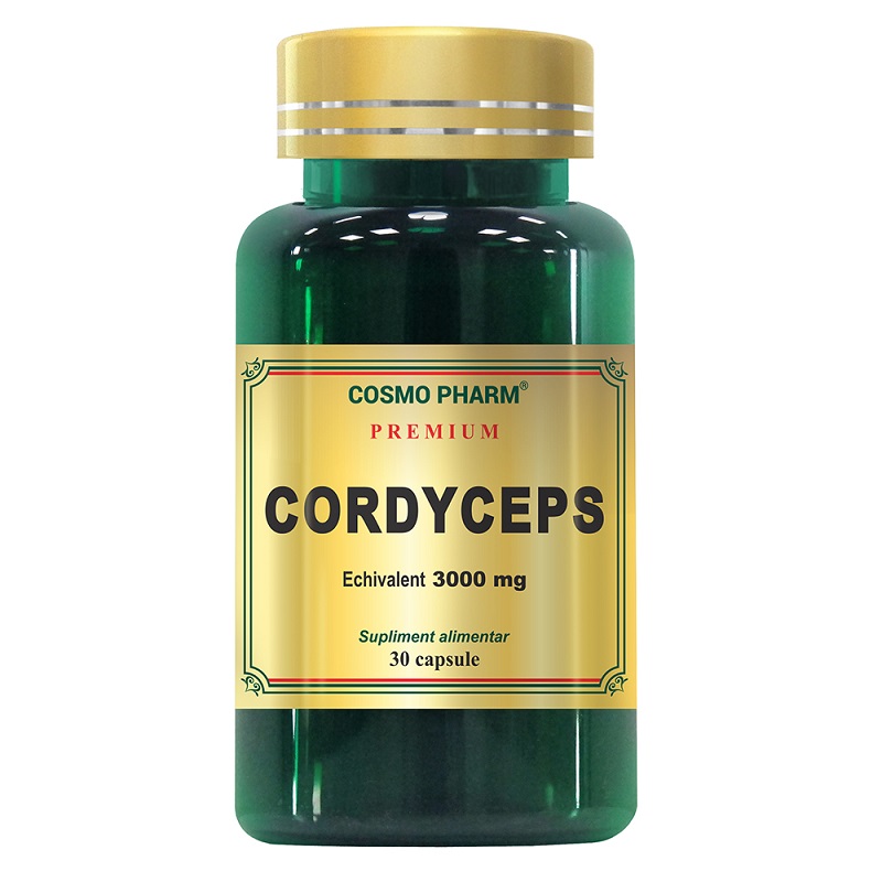 Cordyceps Premium, 3000 mg, 30 capsule, Cosmopharm