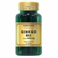 Premium Ginkgo Max 6000 mg, 30 capsule, Cosmopharm