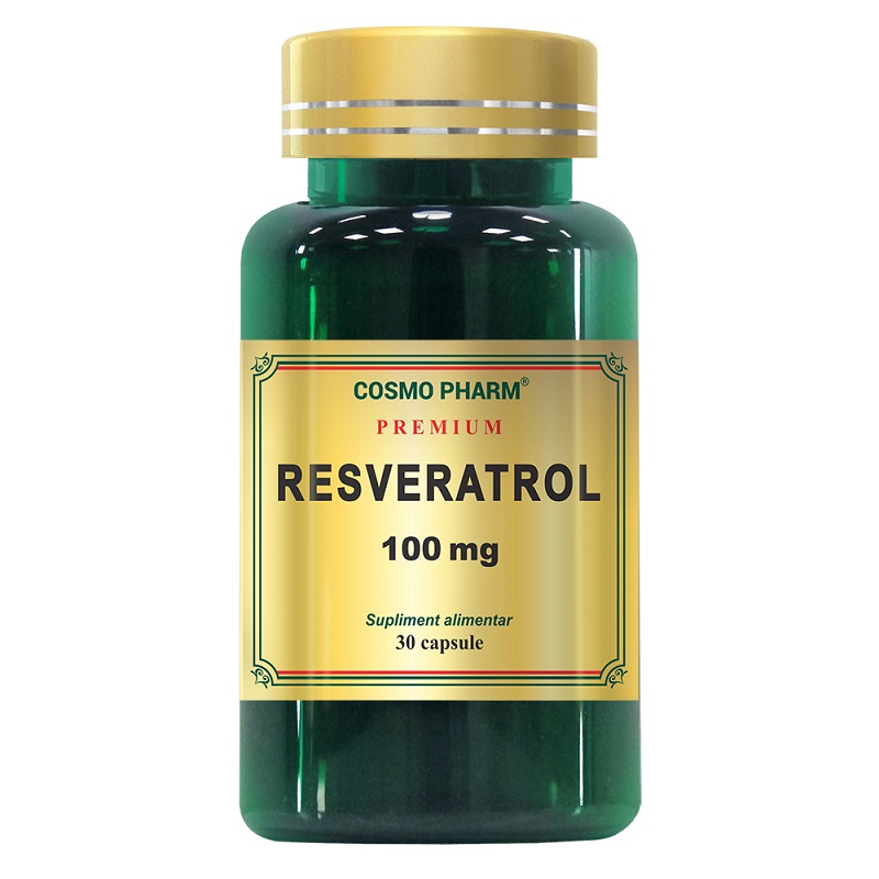 Resveratrol Premium, 100 mg, 30 capsule, Cosmopharm