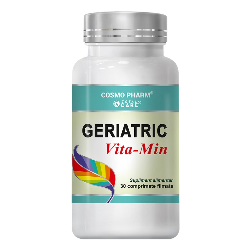 Geriatric Vita-Min, 30 tablete, Cosmopharm