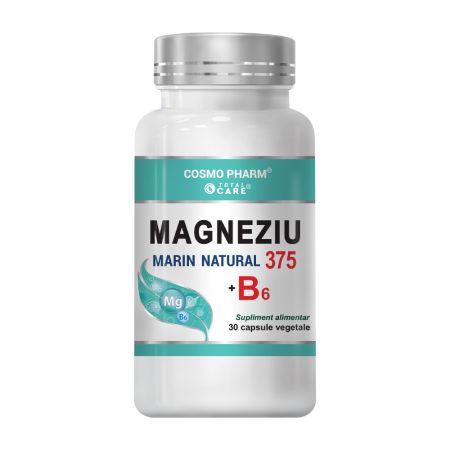 Magneziu 375mg + B6, 30 tablete, Cosmopharm