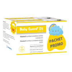 Pachet Baby Guard D3, 40+40 capsule, Evital