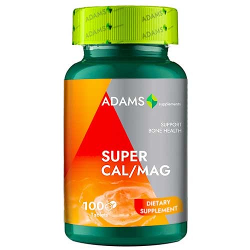 Super Cal/Mag, 100 tablete, Adams Vision