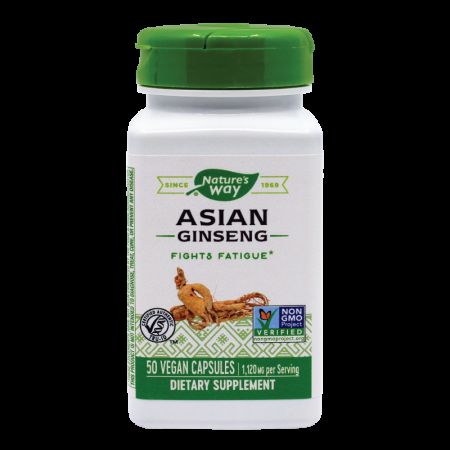 Asian Ginseng 560 mg Nature's Way, 50 capsule - Secom