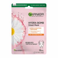Masca servetel cu musetel Hydra Bomb Skin Naturals, 28 g, Garnier