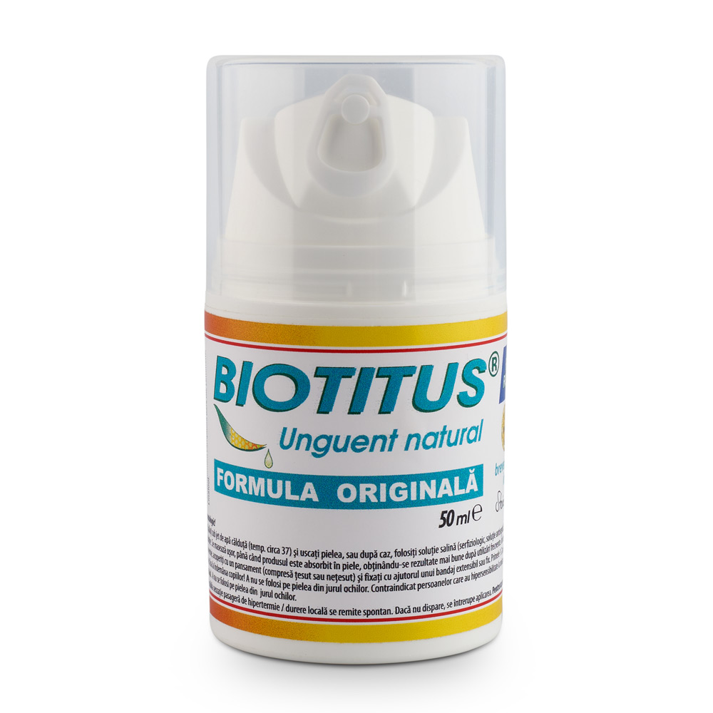 Unguent natural airless Biotitus, 50 ml, Tiamis Medical