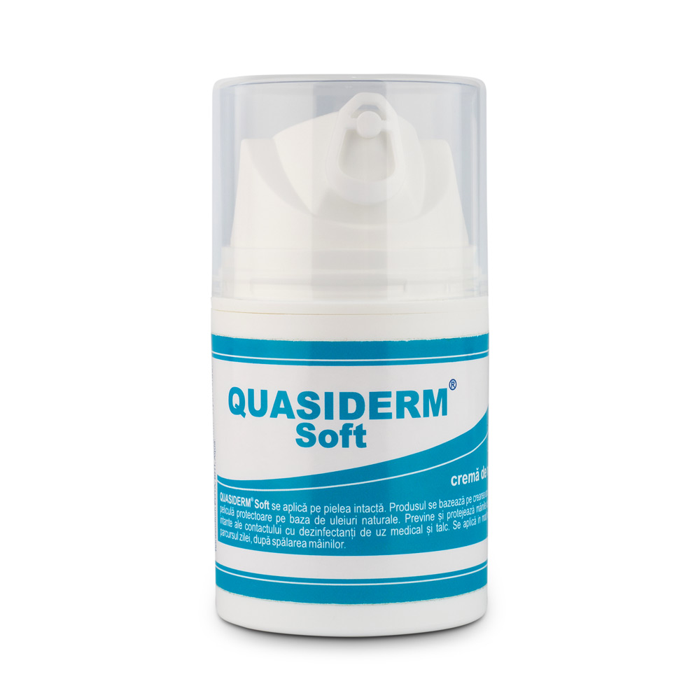 Crema de maini airless Quasiderm Soft, 50 ml, Tiamis Medical