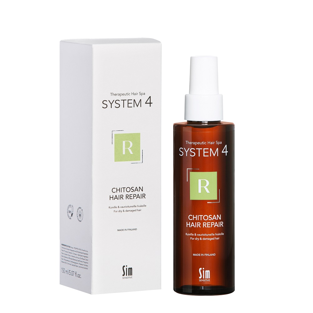 Spray reparator cu protectie termica pentru par Chitosan Hair Repair  System 4, 150 ml, Simsensitive
