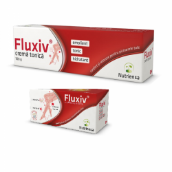 Pachet Fluxiv crema tonica + Fluxiv, 10 comprimate, Antibiotice SA