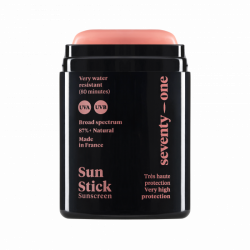 Stick rezistent la apa pentru fata SPF 50+, UVA Sun stick The Sunset, 10 g, SeventyOne