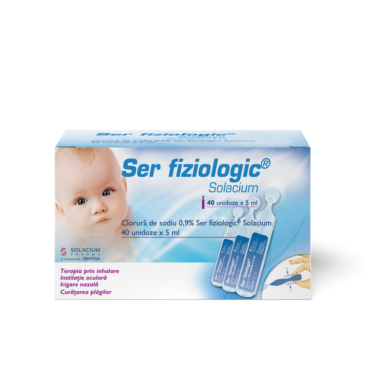 Ser fiziologic, 40 monodoze x 5 ml, Labormed