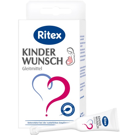 Lubrifiant adjuvant pentru conceptie KinderWunsch, 8 aplicatoare, Ritex