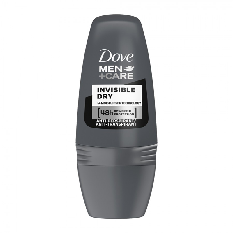 Deodorant roll-on Men Invisible Dry, 50 ml, Dove