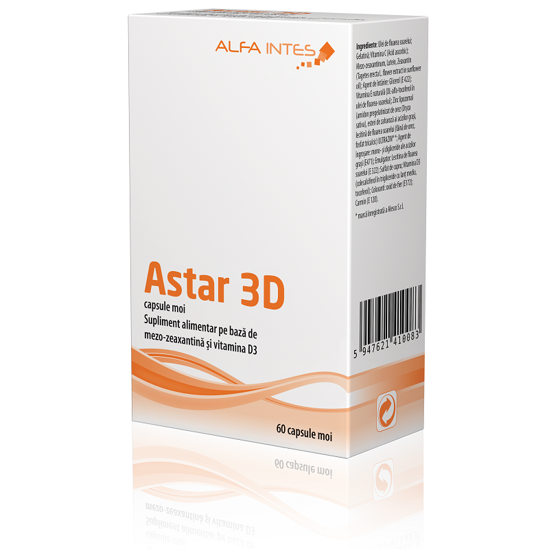 Astar 3D, 60 capsule, Alfa Intens