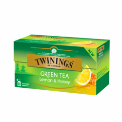 Ceai verde cu aroma de lamaie si miere, 25 plicuri, Twinings