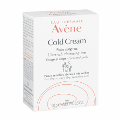 Sapun emolient pentru ten uscat si foarte uscat Cold Cream, 100 g, Avene