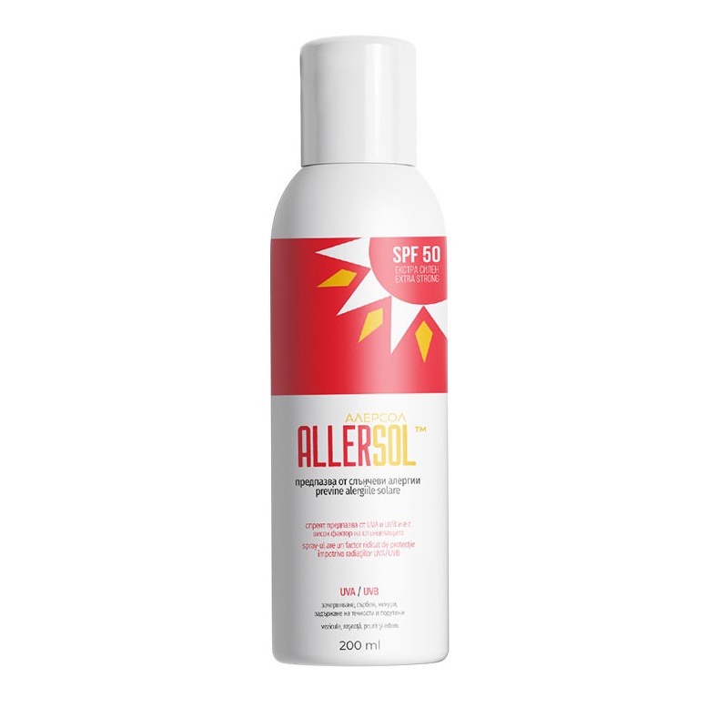Spray cu SPF 50 Allersol, 200 ml, Naturpharma