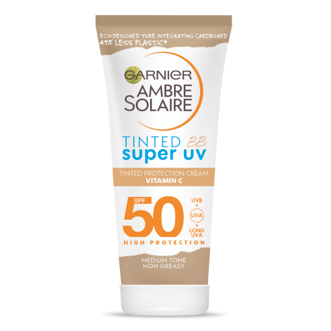 Crema de fata multifunctionala cu protectie solara SPF 50 Ambre Solaire, 50 ml, Garnier