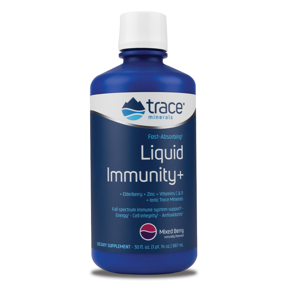 Immunity+ lichid cu aroma de soc, 887 ml, Trace Minerals